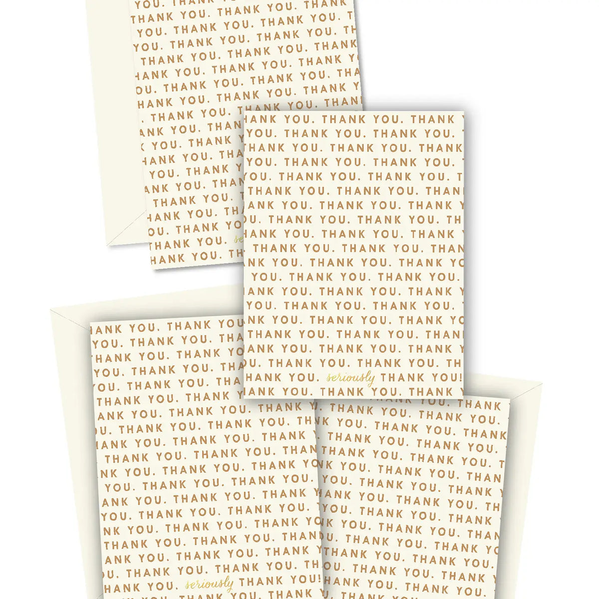 Repeating Thank You Greeting Cards Boxed Set